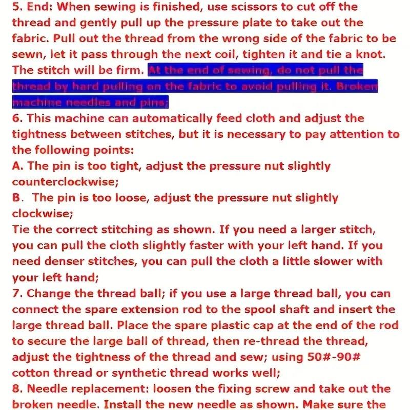 Портативный комплект швейной машины | Полный комплект с нитками/ножницами/иглами | Помощник по ремонту домашней одежды и шитью своими руками | Идеальный подарок для матери/жены