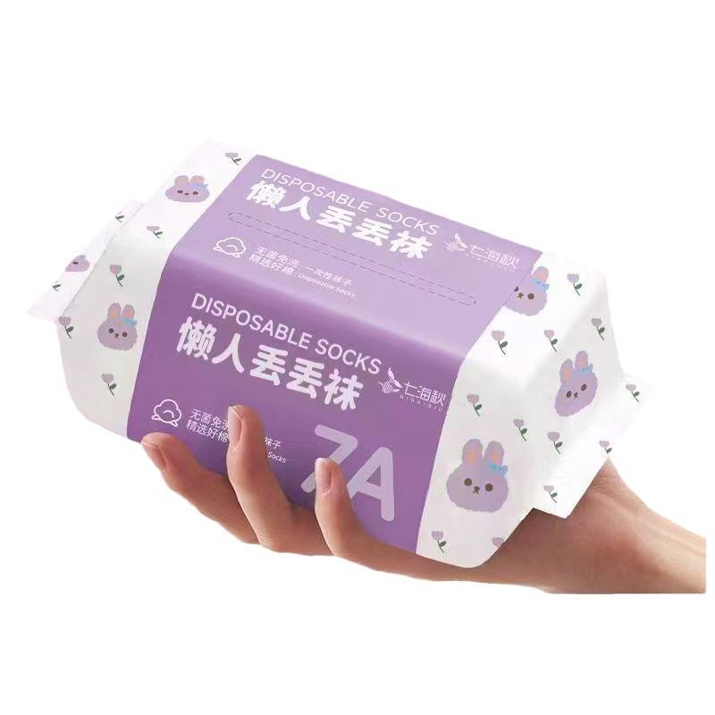 Одноразовые тонкие носки-лодочки унисекс для путешествий, активного отдыха и повседневного использования - Летняя версия
