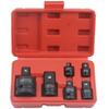 HOTQ Socket Conversion Chrome Molybdenum Socket Adapter Set for Impact Wrenches Conversion Socket 6 Pieces 1/4 3/8 1/2 3/4