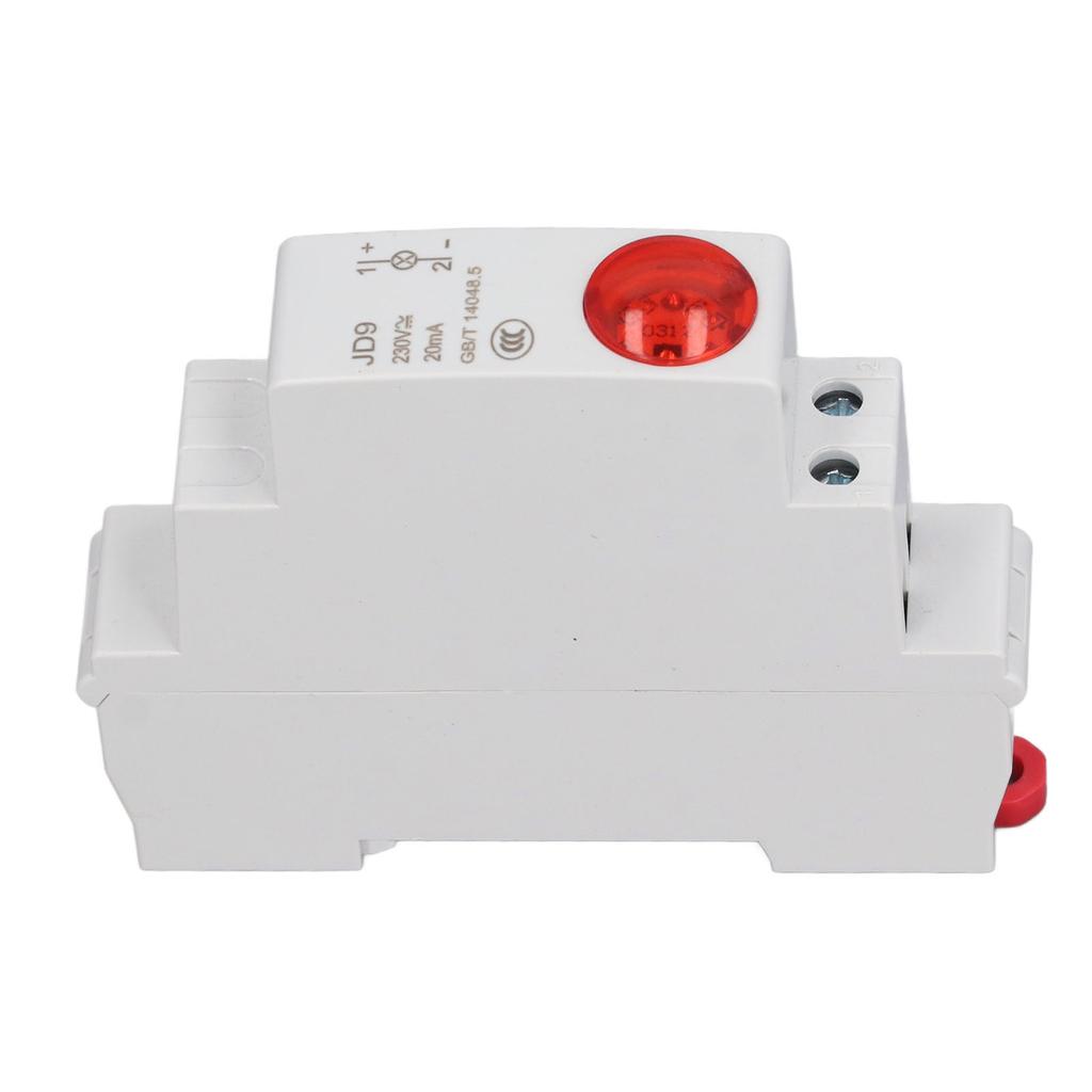 DIN Rail LED Indicator Light Circuit Signal Indication Rail Type LED Indicator for Distribution Box AC 230V
