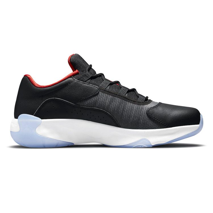 Мужские кроссовки Air Jordan 11 CMFT Low Bred черно-белые университетски-красные CW0784-006