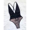 Женский цельный купальник, женский сексуальный купальник, леопардовый купальный костюм с высокой талией, купальный костюм, монокини, пляжная одежда, купальники