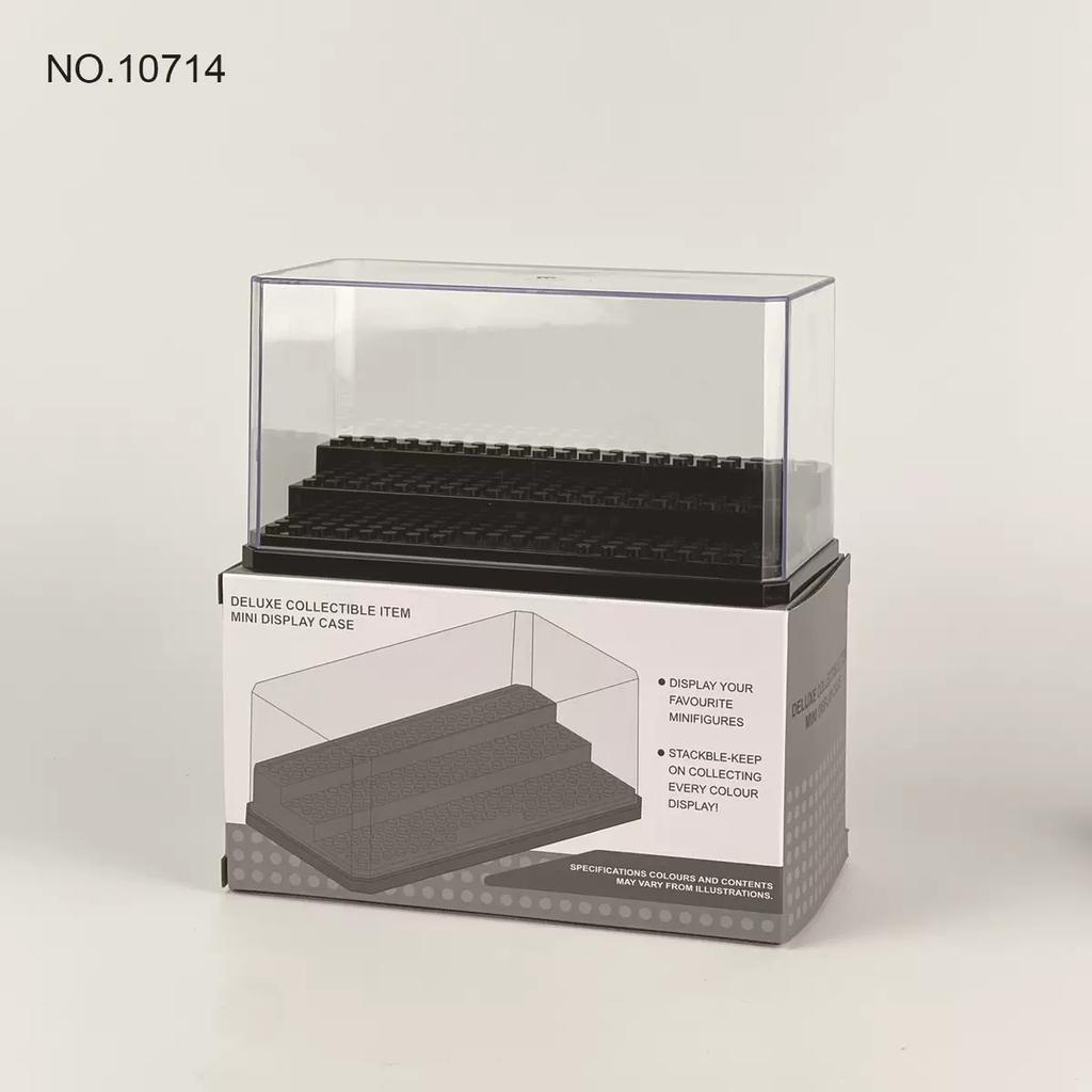 Dustproof Acrylic Mini Figure Model Collection Display Box Building Block Storage Plexiglass Showcase