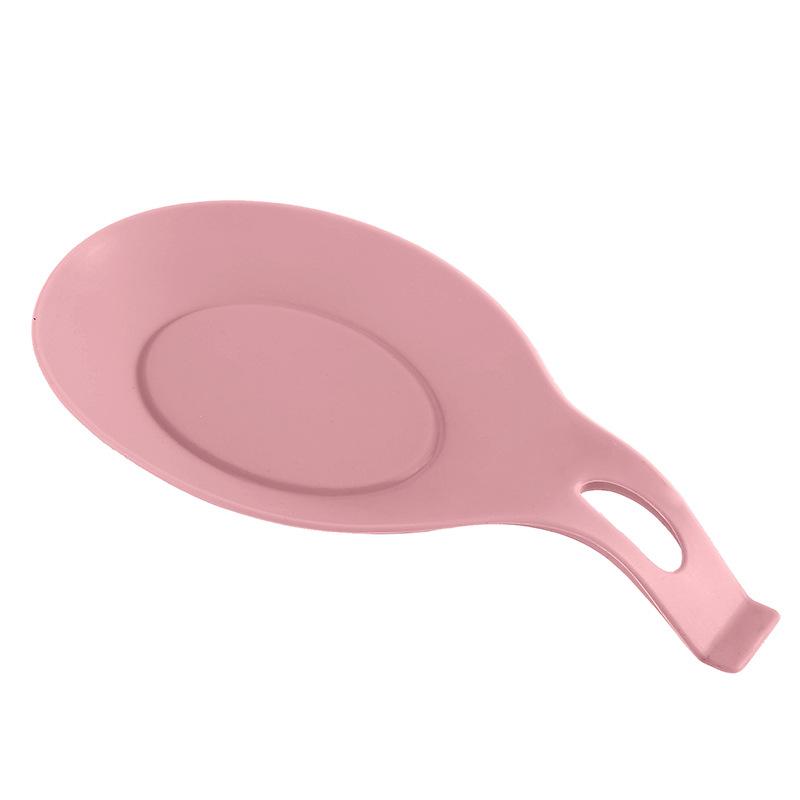 1pcs Spoon Holder Silicone Heat Resistant Spoon Rest Utensil Spatula Holder Gadget Kitchen Storage Home Kitchen Tool Garden