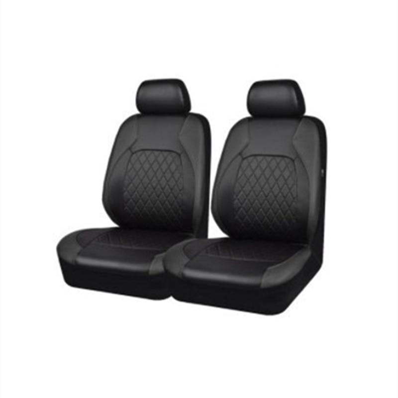 Универсальные чехлы на автомобильные сиденья из искусственной кожи, совместимая с подушкой безопасности, водонепроницаемая защита автомобильных сидений, аксессуары для интерьера, подходят для большинства автомобилей