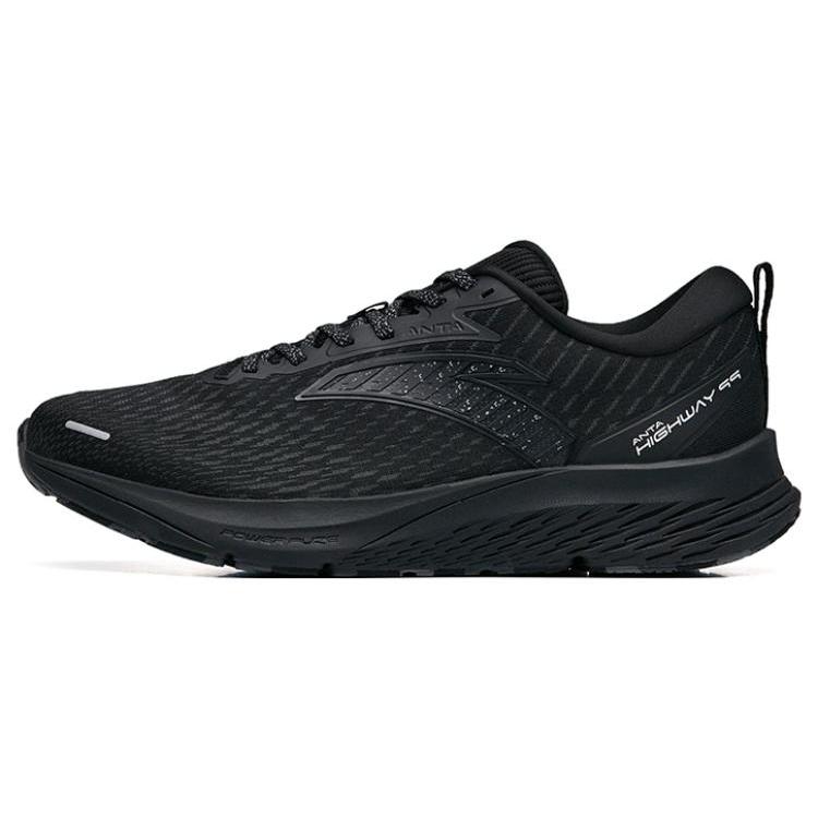 Anta Slip Resistant Abrasion Resistant Low top Running Shoes Women's Black 122255599S-5