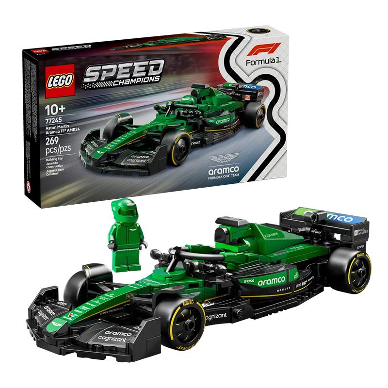 LEGO 77245 Aston Martin Aramco F1® AMR24 Гоночный Автомобиль Конструктор