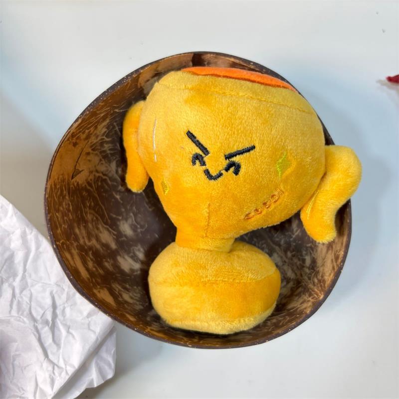 1/2Pcs Cute Victory Trophy Mascot Plush Doll Stuffed Toy Keychain Pendant Bag Hanging Charm Keyring Lucky Blessing Souvenir Gift