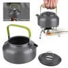 800ML Outdoor Portable Coffee Pot Camping Water Kettle Hiking Picnic BBQ Teapot