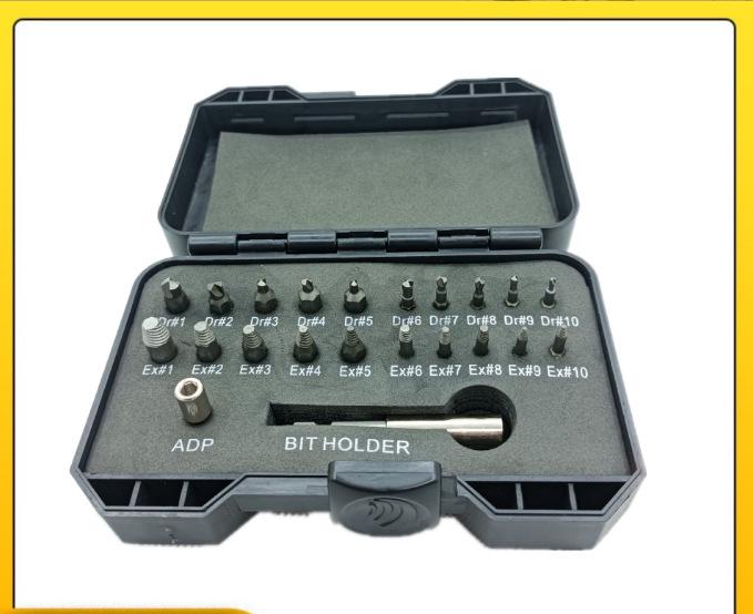 Набор из 14 экстракторов гаек и винтов для поврежденных и некомплектных крепежей