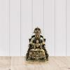 God of Wealth Figurine Fortune Sculpture Brass Art Chinese Year Desk Ornament Cai Shen Statue