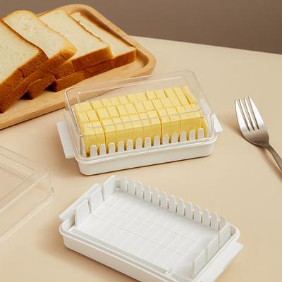 Коробка для хранения нарезки масла, прозрачная, большой емкости, устойчивая к низким температурам, для хранения сыра в холодильнике, сохраняющая свежесть