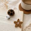 Multi-Purpose Crochet Turtle Handmade Curtain Tieback Creative Bag Hanging Charm  Home Decoration