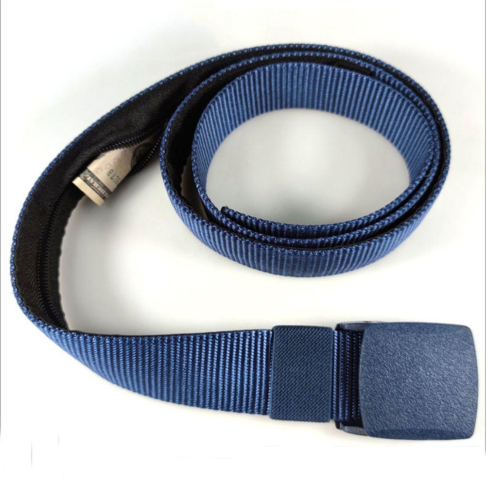 Security Secret Pocket Hiding Money Canvas Zipper Purse Money Belt Wallet Belt Waist Money Belt
