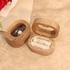 Engagement Ring Finger Ring Box Wooden Couple Rings Holder Fashion Wedding Ring Case  Couple