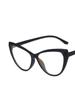 New Retro Cat Eye Glasses Frame Women Brand Vintage Trend Anti-Blue Light Glasses Transparent Frame Myopia Eyeglasses