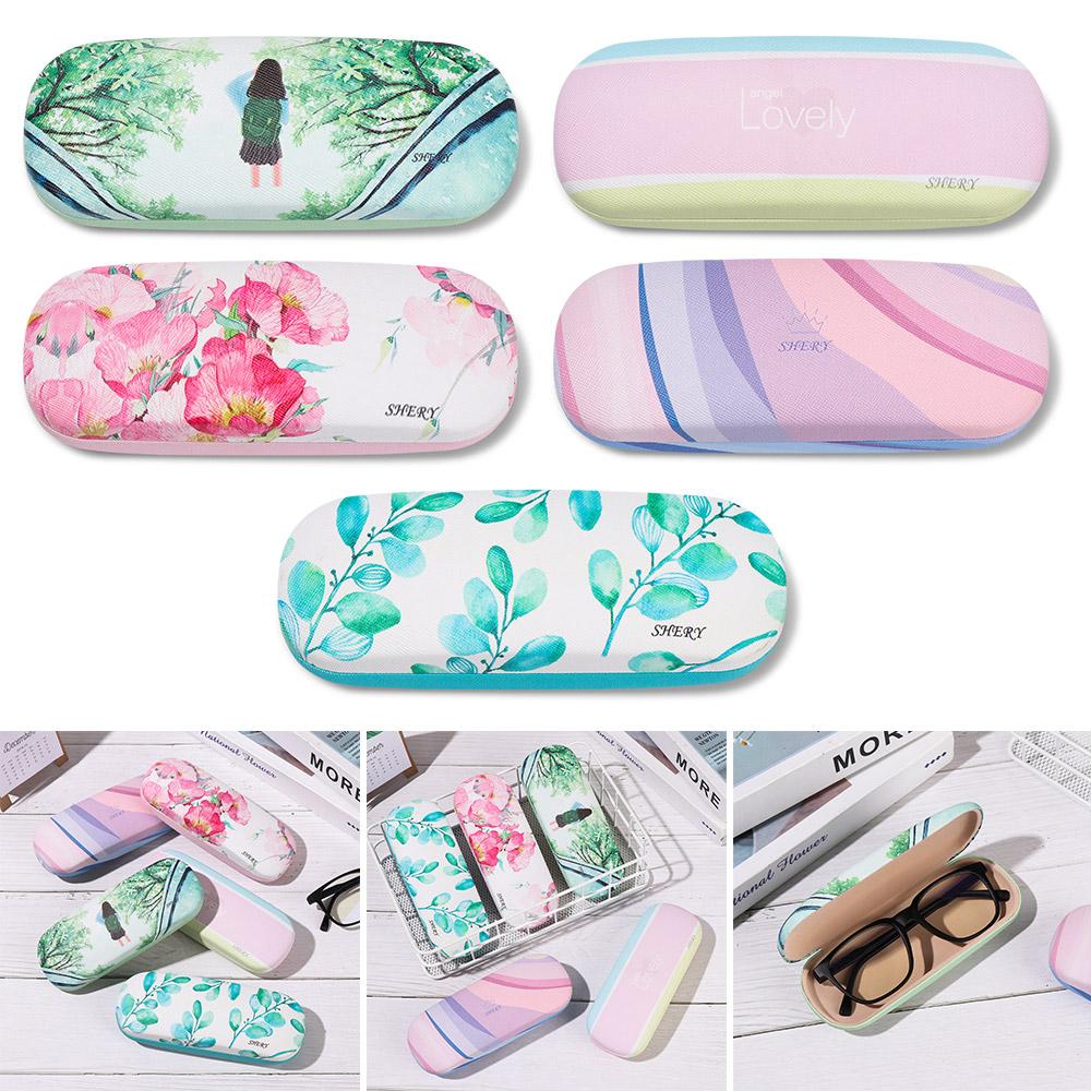 Travel Office Cute Pattern Spectacle Holder Eyewear Protector Glasses Box Eyeglasses Case
