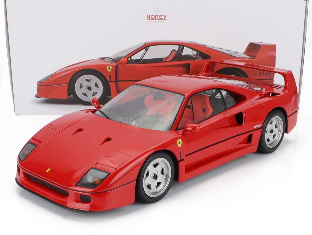 Norev Ferrari F40 1987 Красный NOREV Нет литой мини-автомобиль 1/12 открывается/закрывается [предмет]