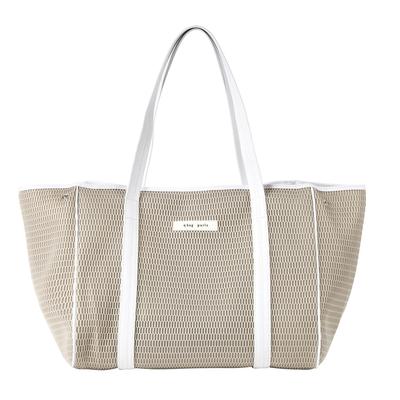 [qbag paris] Сумка для подгузников Nest L на молнии, Сумка-тоут/на плечо, Большая вместимость, Легкая, Моющаяся, Мамина сумка, Подарок для малыша, На молнии, Повседневная, Для работы,