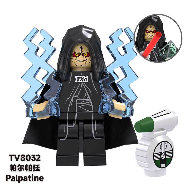 Star Wars Series Building Blocks Minifigures, Educational Toy for Kids, 8 Styles Bagged