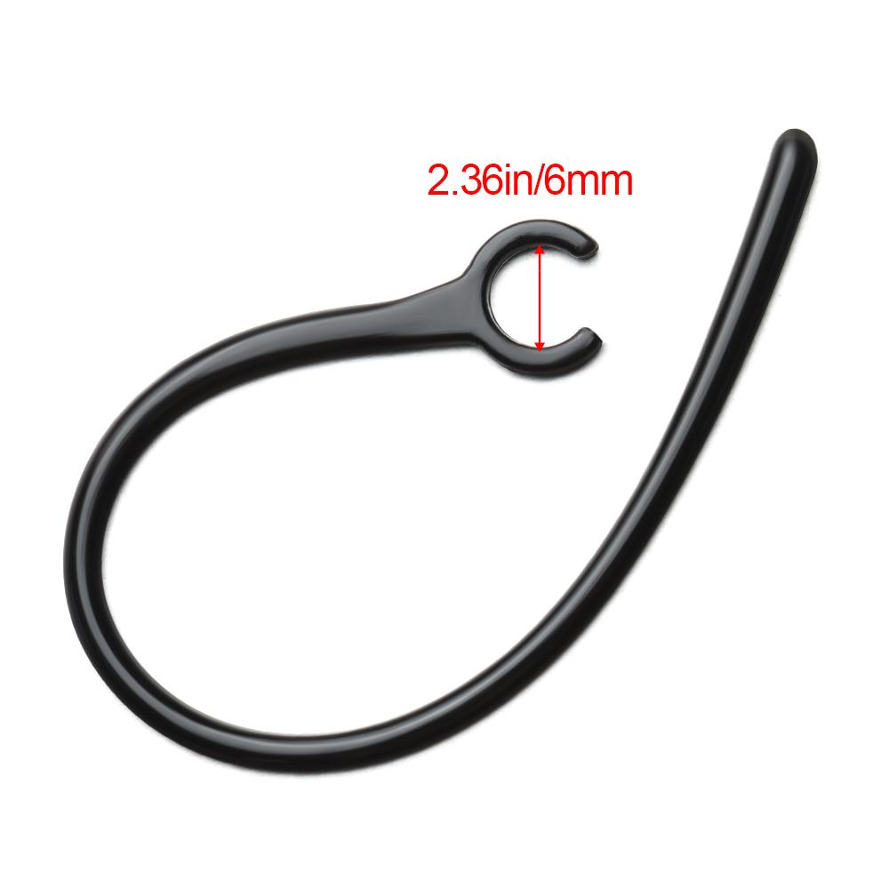 10pcs Replace 6mm Earpiece Ear Hook Bluetooth Ear Clip Earphone Holder