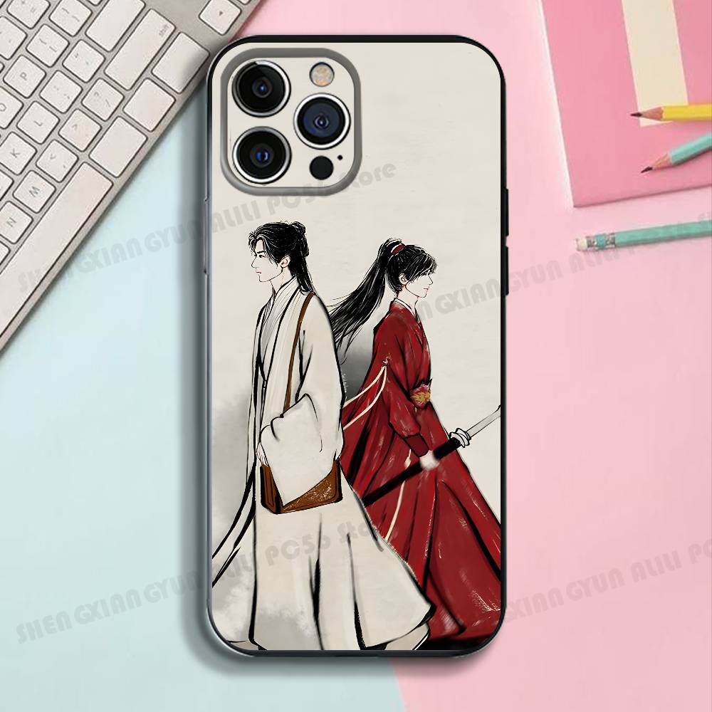 Чехол для телефона с изображением Ли Ляньхуа, Черный матовый, Для iPhone 17,16,15,14,13,12,13,12 Pro Max Plus XS, Силиконовый, Мягкая задняя крышка