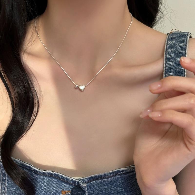 Ожерелье Любви Женское Простое Темпераментное Ожерелье-Цепочка на Ключицу Регулируемое Вытягивающееся Ожерелье