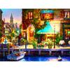 5d Diy Алмазная картина Здание Пейзаж Вышивка крестом Мозаика Вышивка Замок Домашний декор Подарок ручной работы