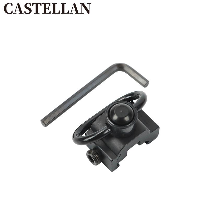 20mm Quick Release Tactical Sling QD Butterfly Buckle Swivel Mount