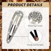 1PCS Rhinestone Hair Clips Water Drop Crystal Hair Barrettes Bling Hairpins Glitter Hair Accessories For Women Girls