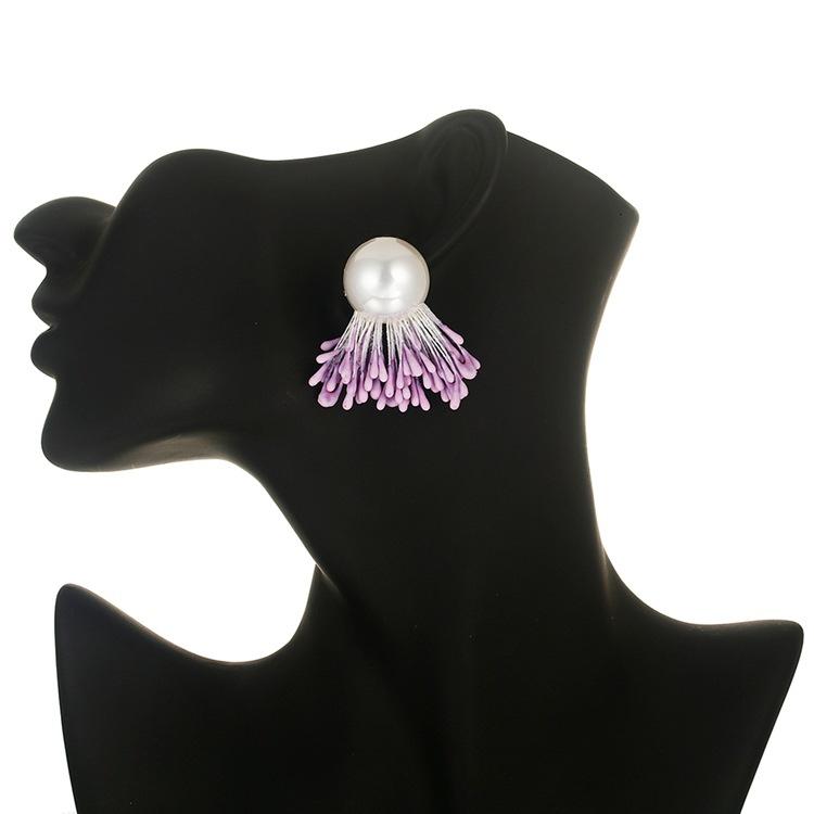 JMXD-Pearl Earrings Women's, Starch Fringed Pendant Earrings, Earrings, Accessories New Products