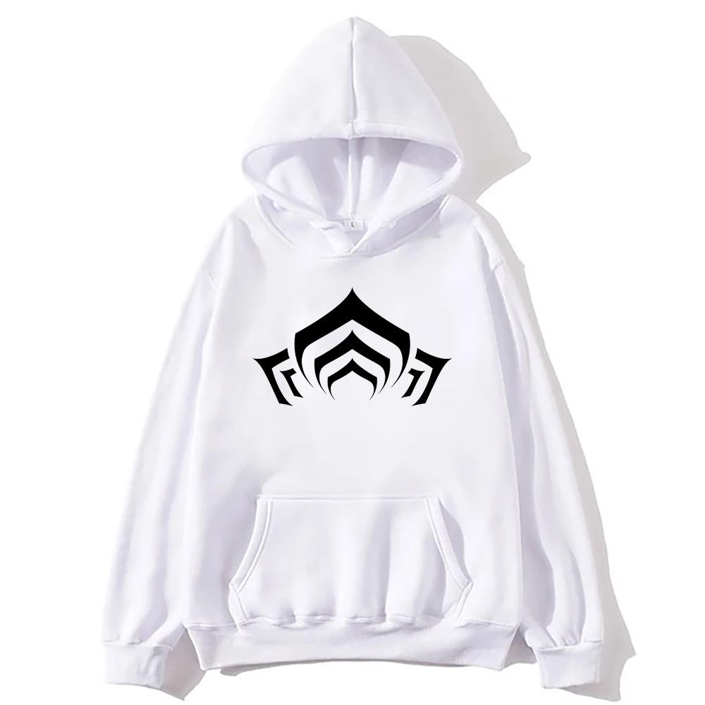 Warframe Logo Graphic Men's Hoodie Fall Casual Long Sleeve Tracksuit Unisex Women Men High Street Sweatshirt Popular Pullovers