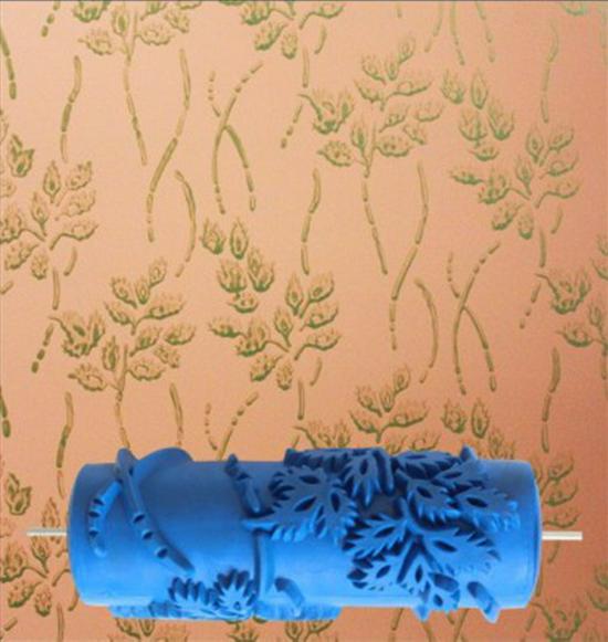 5-дюймовый ролик с рисунком для жидких обоев - Инструмент для DIY-точечной росписи и покраски стен