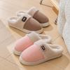 Cotton Slippers Autumn and Winter Indoor Home Thick Bottom Velvet Warm Couple Hair Slippers