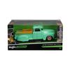 Maisto Chevrolet 3100 Pickup 1950 Green Custom Low Rider Mini Car Diecast Car Complete Product 32545 1/25