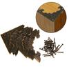 Carved Jewelry Box Wooden  Box Protect Cover Corner Foot Corner Brackets Corner Protector