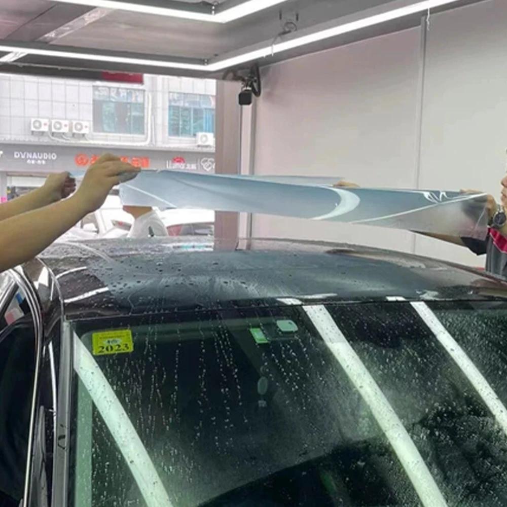 7.5mil TPH PPF Car Sunroof Insulation Film Anti-Heat Anti-UV Scratch Resistant Auto Skylight Protective Film Car Decoration Film