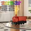Увлажнитель воздуха Mini Train, ультразвуковой диффузор аромата эфирных масел с 7-цветной светодиодной подсветкой, резервуаром для воды объемом 300 мл и пультом дистанционного управления