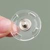 10 Pcs Fastener Transparent Snap Button Round Invisible Snap Button DIY   Sweater