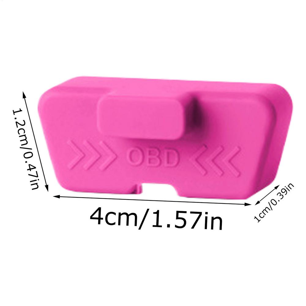 OBD Cover Lock Waterproof Vehicles Lid OBD Protector Silicone Protective Sleeve For Variety Of Models Automotive