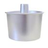 Asai Shoten Original Seamless Aluminum Tall Chiffon Cake Pan, 14cm, Silver
