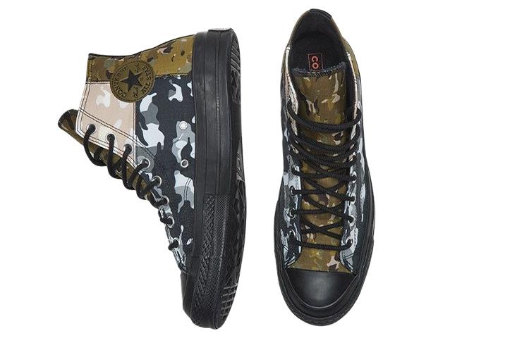 Кеды Converse Chuck 70 High 'Patchwork Blocked - Camo Black' 165912C