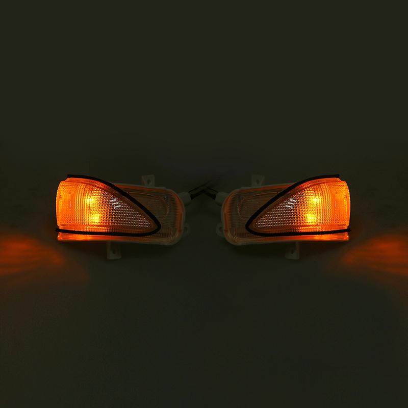 Подходит для Honda Jazz 2009-2013 Переднее зеркало Сигнал поворота Светодиодные фонари Лампа