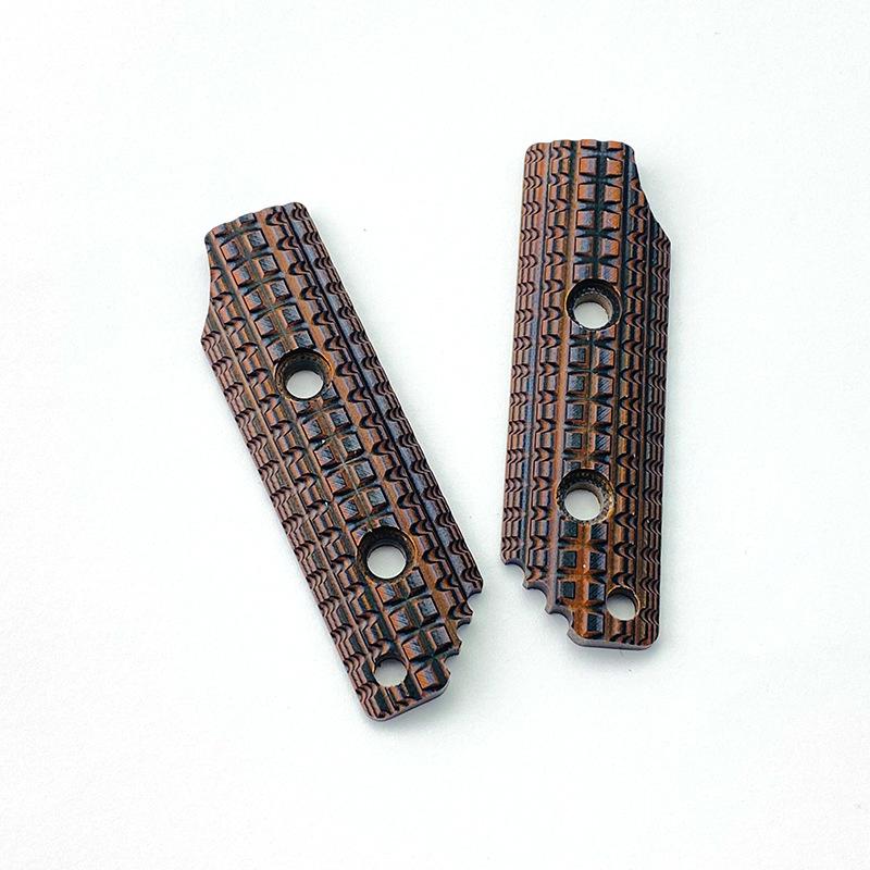 1 Pair 9 Colors G10 Fixed Blade Small Size Frag Grips Scales for Strider SA SA-L DB DB-L PR LD DL EB/DB Knives DIY Make Part