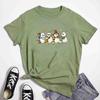 Cute Wizard Ghost Halloween TShirt Magic School Ghosts Spooky Season Tee Retro Witchy Book Lover Gift Top
