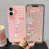 Cute Cat Dog Case for iPhone 16 Bling Bracelet Chain Clear Aesthetic Stylish Soft Durable Pretty TPU Protective Cover for iPhone 13 14 15 16 Pro Max
