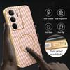 For Realme C75 4G/C75x Phone Case Carbon Fiber Textured Electroplated TPU Back Cover