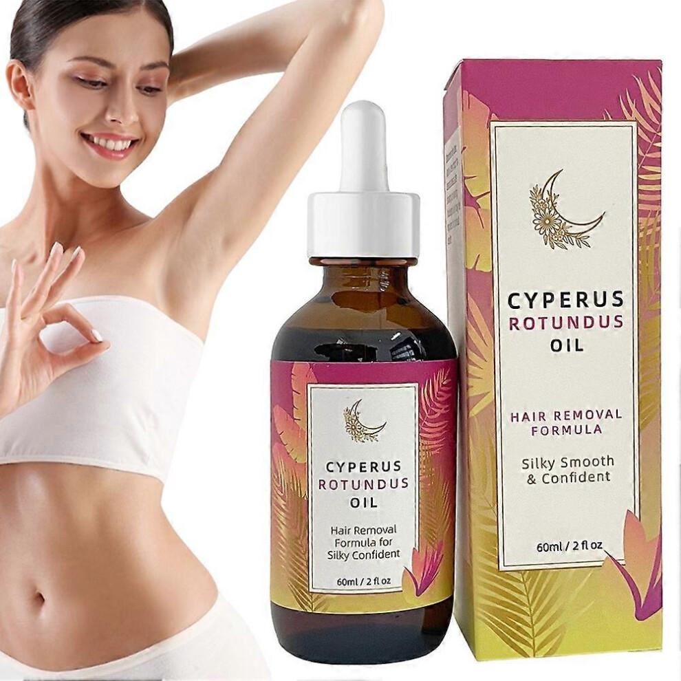 (1pc)Natural Cyperus Rotundus Oil For Hair Removal, Moisturizing & Soothing Cyperus Rotundus Oil For Reducing Body Hair, Deep Nourishment