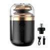 Mini Capsule Razor 2-In-1 Electric Shaver with Nose Hair Trimmer USB Rechargeable Waterproof Wet Dry Portable Travel Men Beard Trimmer