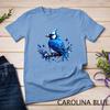 Blue Jay Geometric Patten Art,Cute Blue Jay Bird Lover Tee Unisex T-shirt 3